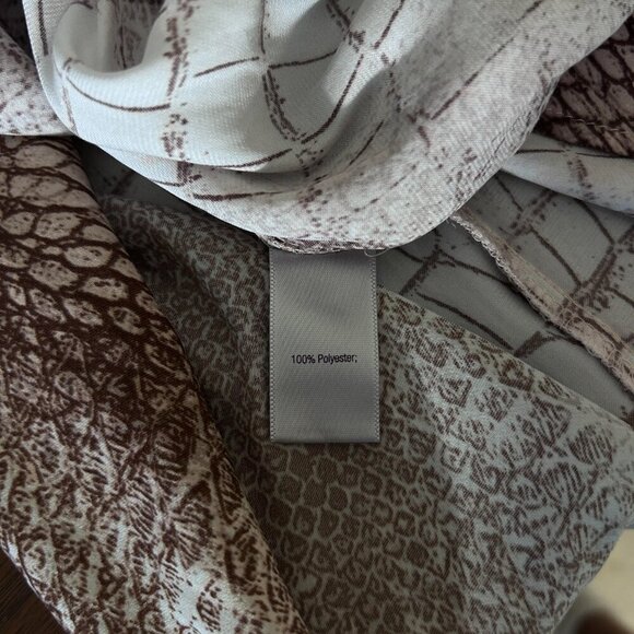 Jennifer Lopex Blouse Pink/Brown Size 1X - Picture 9 of 10